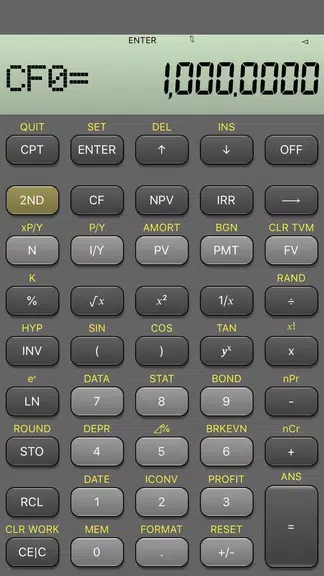 BA Financial Calculator Screenshot 1