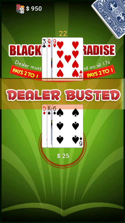 Schermata BlackJack Paradise 2