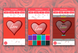 Romantic Rose Stickers Ảnh chụp màn hình 2