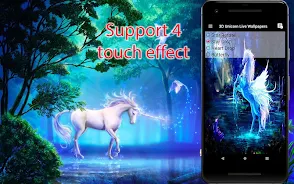 Unicorn Live Wallpapers Zrzut ekranu 4
