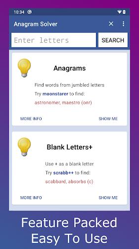 Schermata Anagram Solver 1