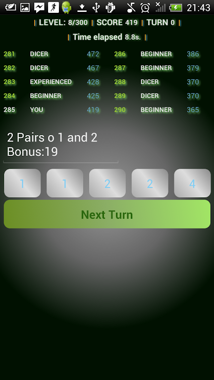 Doms roll dice poker game free Screenshot 3