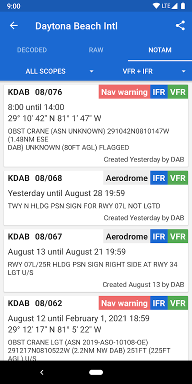 Avia Weather – METAR & TAF Mod 스크린샷 4