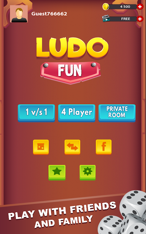Ludo Fun: Free Family Dice Game Captura de pantalla 2