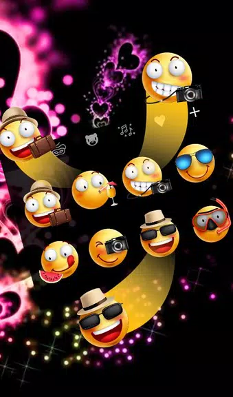 Sparkling Purple Heart Keyboard Theme Captura de pantalla 4