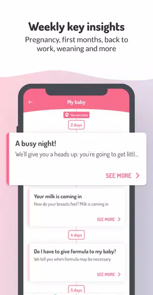 LactApp: Breastfeeding expert Скриншот 2