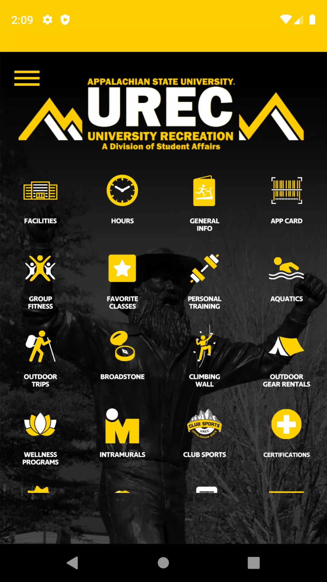 App State UREC Captura de tela 1