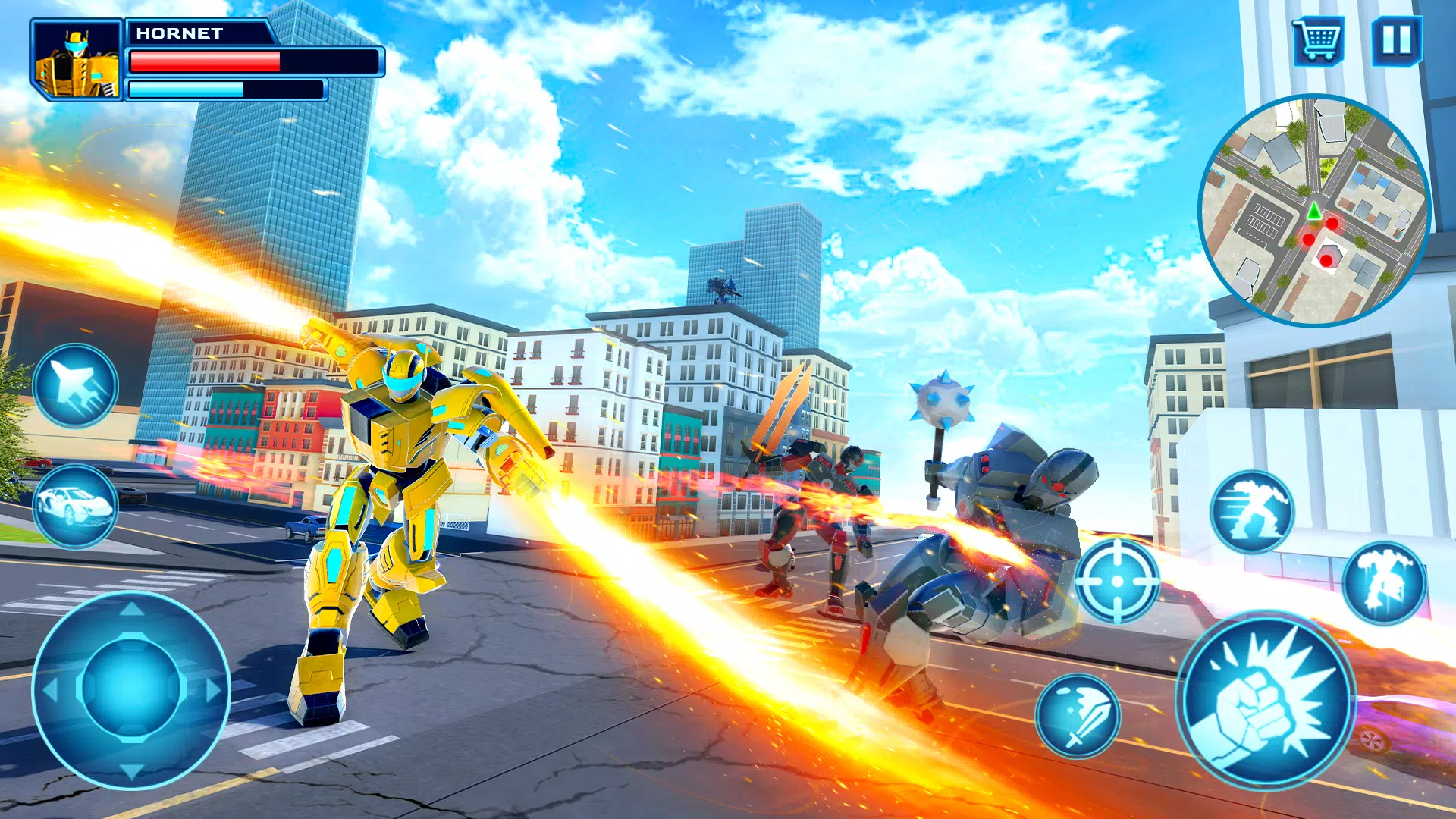 Robot Car Transform Fight Game應用截圖第4張