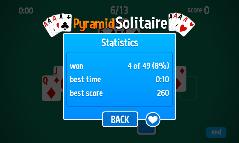 Pyramid Solitaire HD card game應用截圖第3張