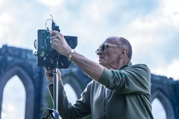 Regisseur Danny Boyle bei den Dreharbeiten zu 28 Years Later