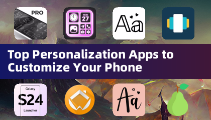 Top -Personalisierungs -Apps zum Anpassen Ihres Telefons