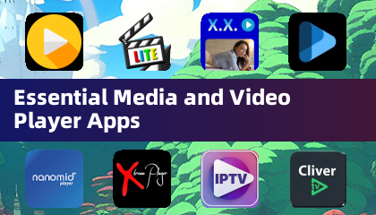 Essentiële media- en videospeler -apps