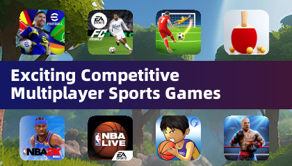 Aufregende wettbewerbsorientierte Multiplayer-Sportspiele
