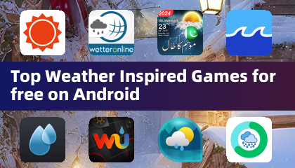 Android向け無料天気インスパイアゲームトップ