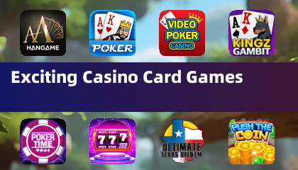 Jogos de Cartas de Casino Empolgantes