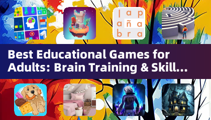 Best Educational Games for Adults: Brain Training & Skill Development (Puzzle Games)
