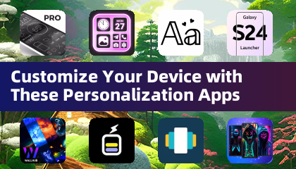 이러한 개인화 앱으로 기기를 맞춤 설정하세요