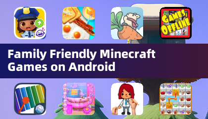 Familienfreundliche Minecraft-Spiele für Android