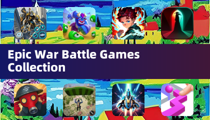 Collection de jeux de bataille épique de guerre