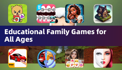 모든 연령대를 위한 교육용 가족 게임